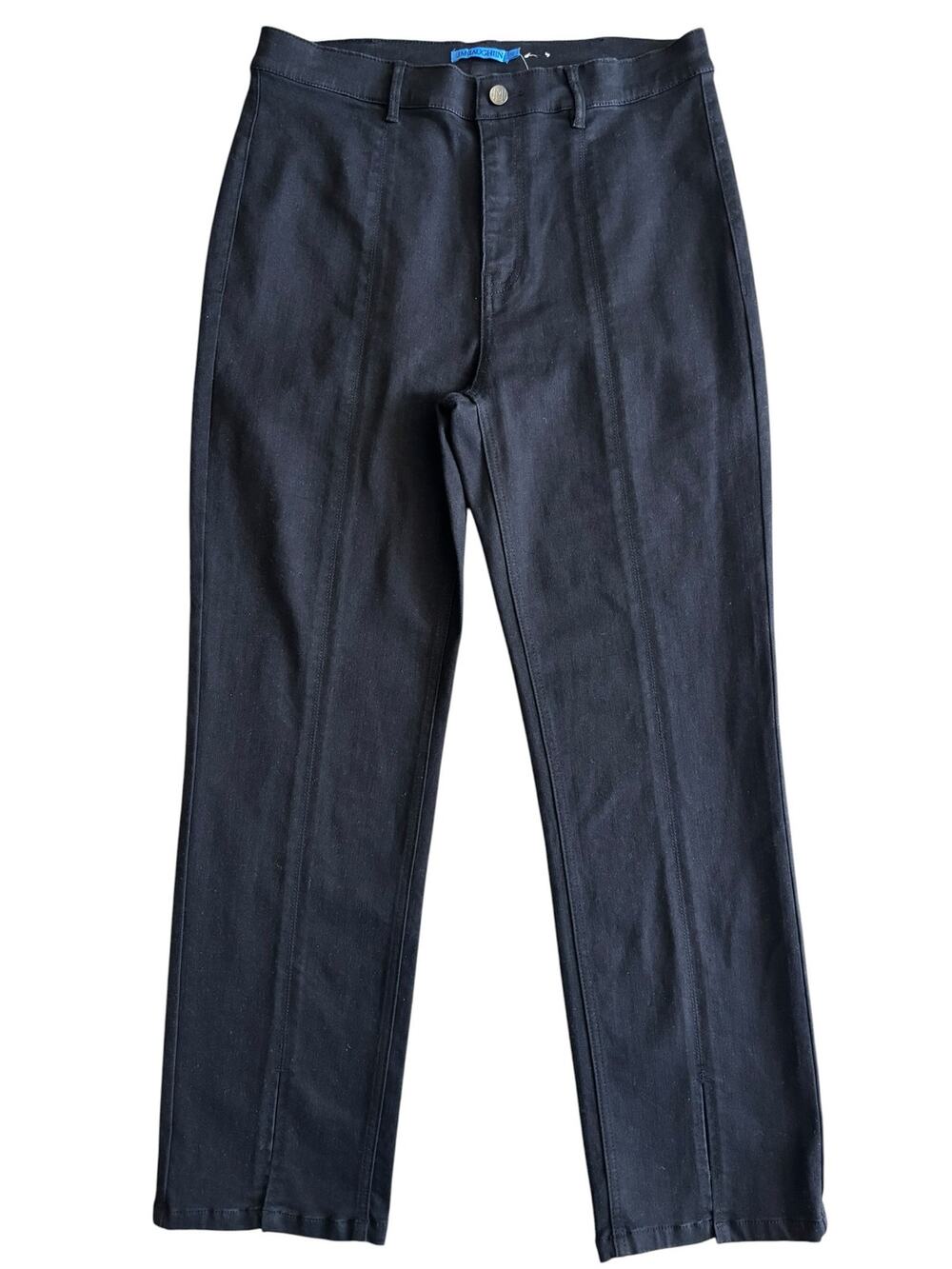 J.McLAUGHLIN RAINEY JEANS NWT SIZE 12 BLACK COTTON BLEND